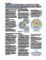 Regenerative Turbine Pumps vs. Rotary Vane Pumps