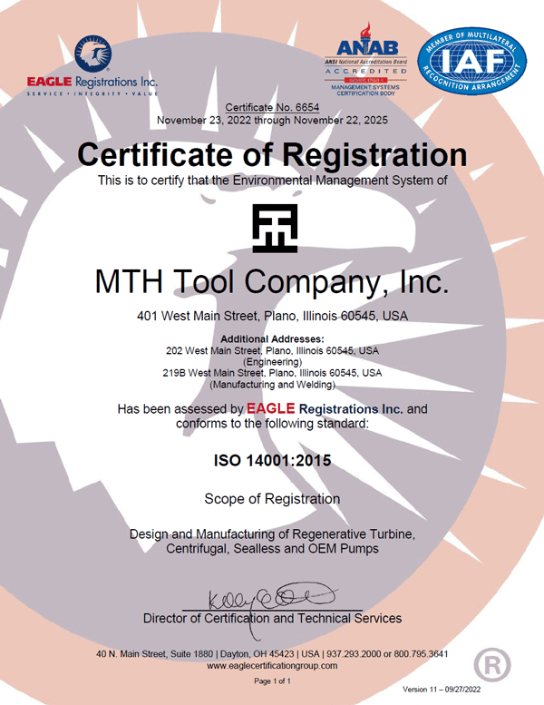 ISO 14001:2015 Certification