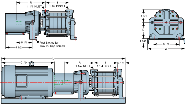 P30 Motor Frame (L51 • M52 • L52 • M53 • L53 • M54 • L54 • M55 • L55)